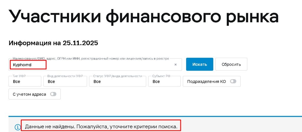 Kyphomd (kyp-homd.info, kyphomd.com) проверка лицензии