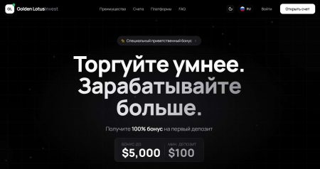 Golden Lotus (glinvest.online, webtrader.glinvest.online): отзывы и новости
